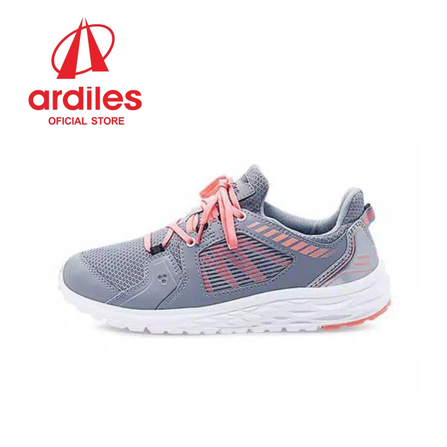 Sepatu Running Ardiles Original Riffle Speed Abu Merah Peach