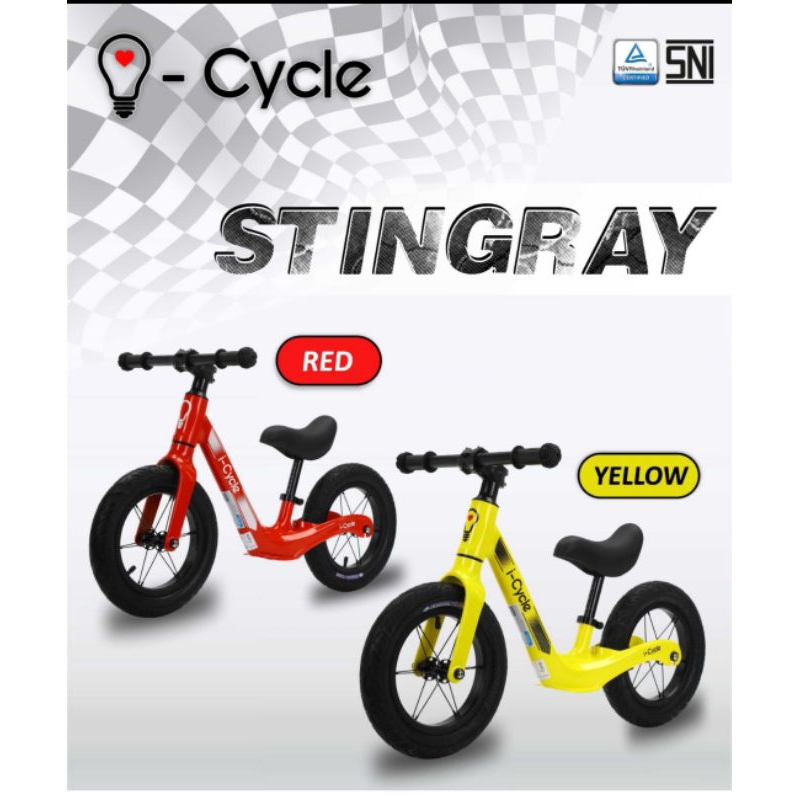 Pushbike Push Bike balance Sepeda Keseimbangan i Cycle Stingray