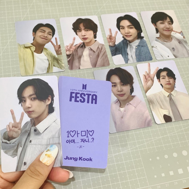 Photocard BTS Festa 2023 - Army Lounge Set [RM, JIN, SUGA, JHOPE, JIMIN, TAEHYUNG, JUNGKOOK]