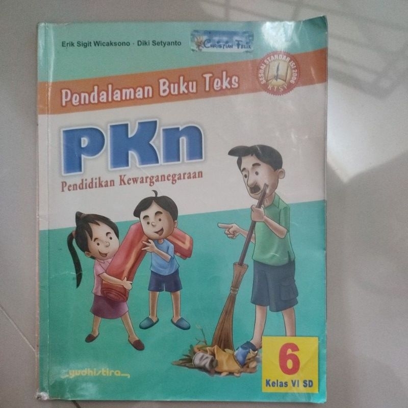 Buku bekas PKn kelas 6 SD | yudhistira