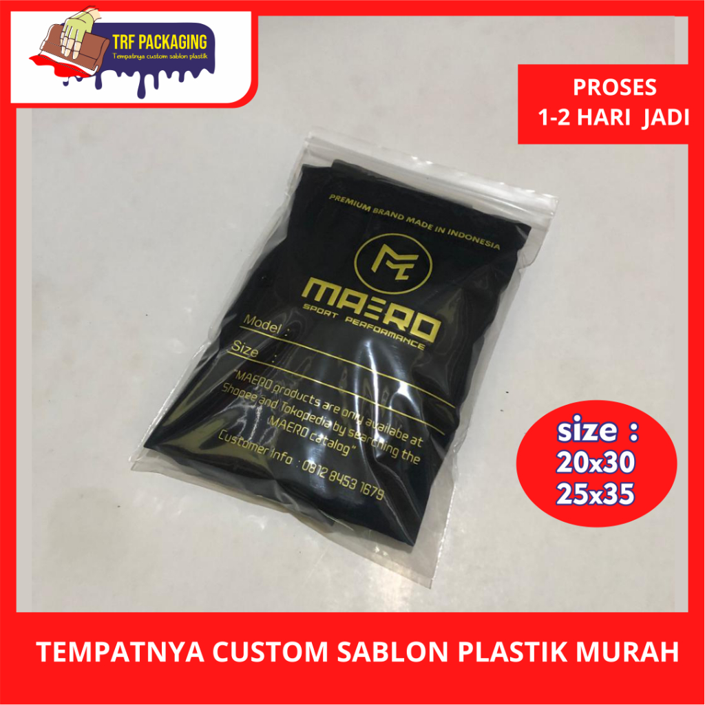 PLASTIK KLIP / ZIPPER / ZIPLOCK CUSTOM SABLON MURAH