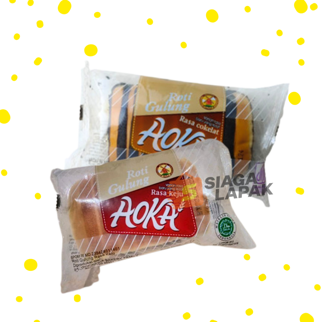 

Roti Panggang Aoka Gulung Rasa 65gr