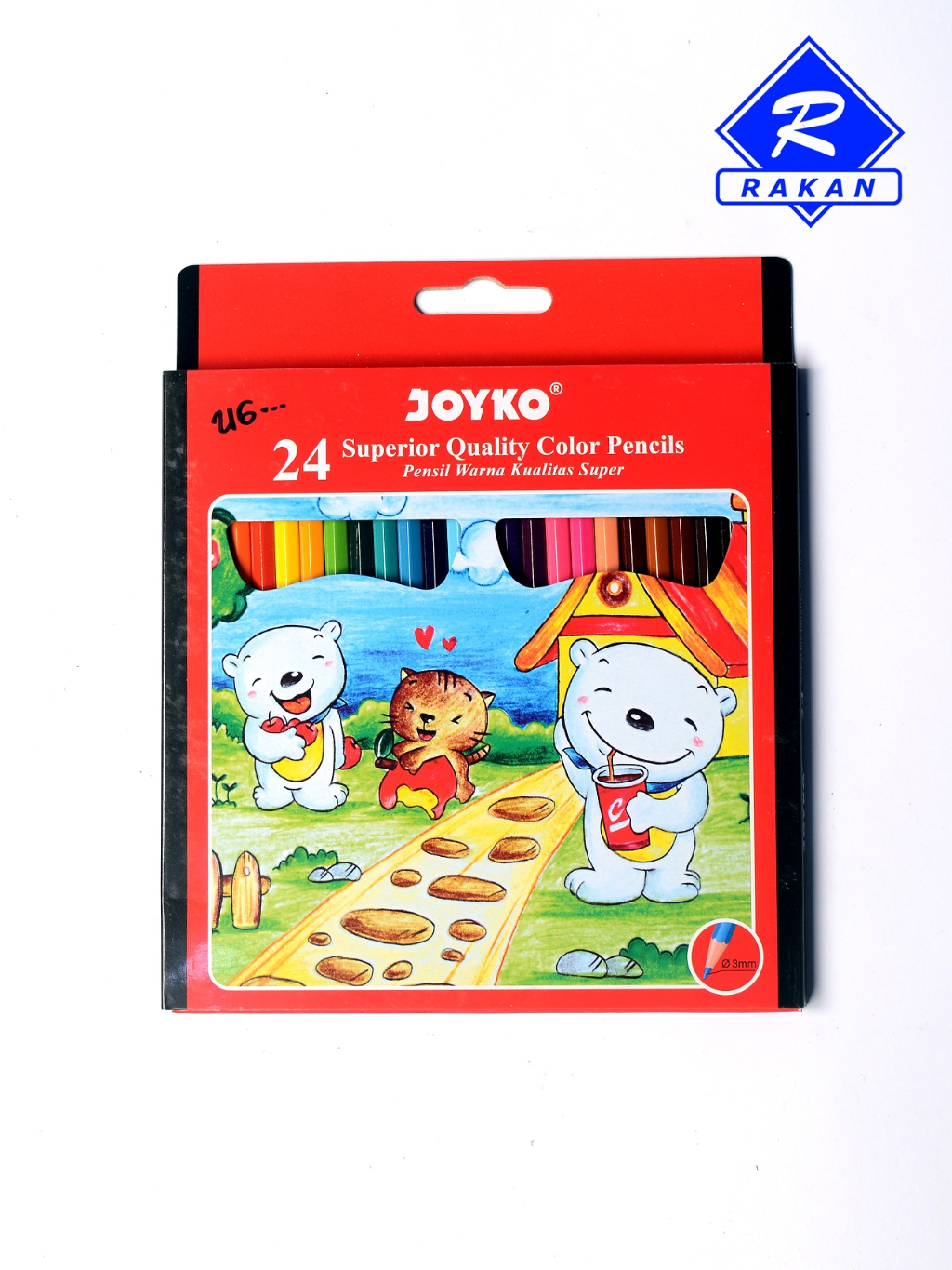 

Pensil Warna 24 Warna Panjang JOYKO CP-24PB