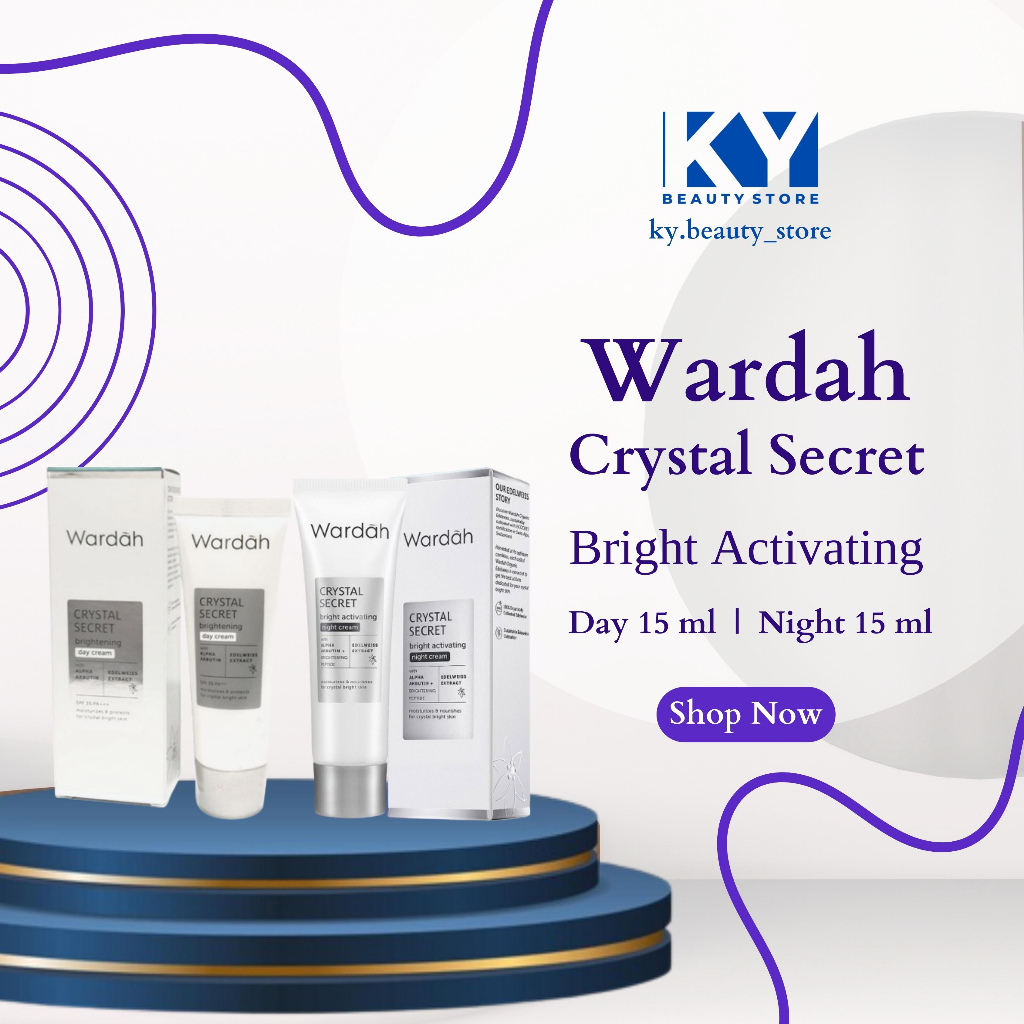 Wardah Crystal Secret Bright Activating Cream - Krim Pemutih Wardah