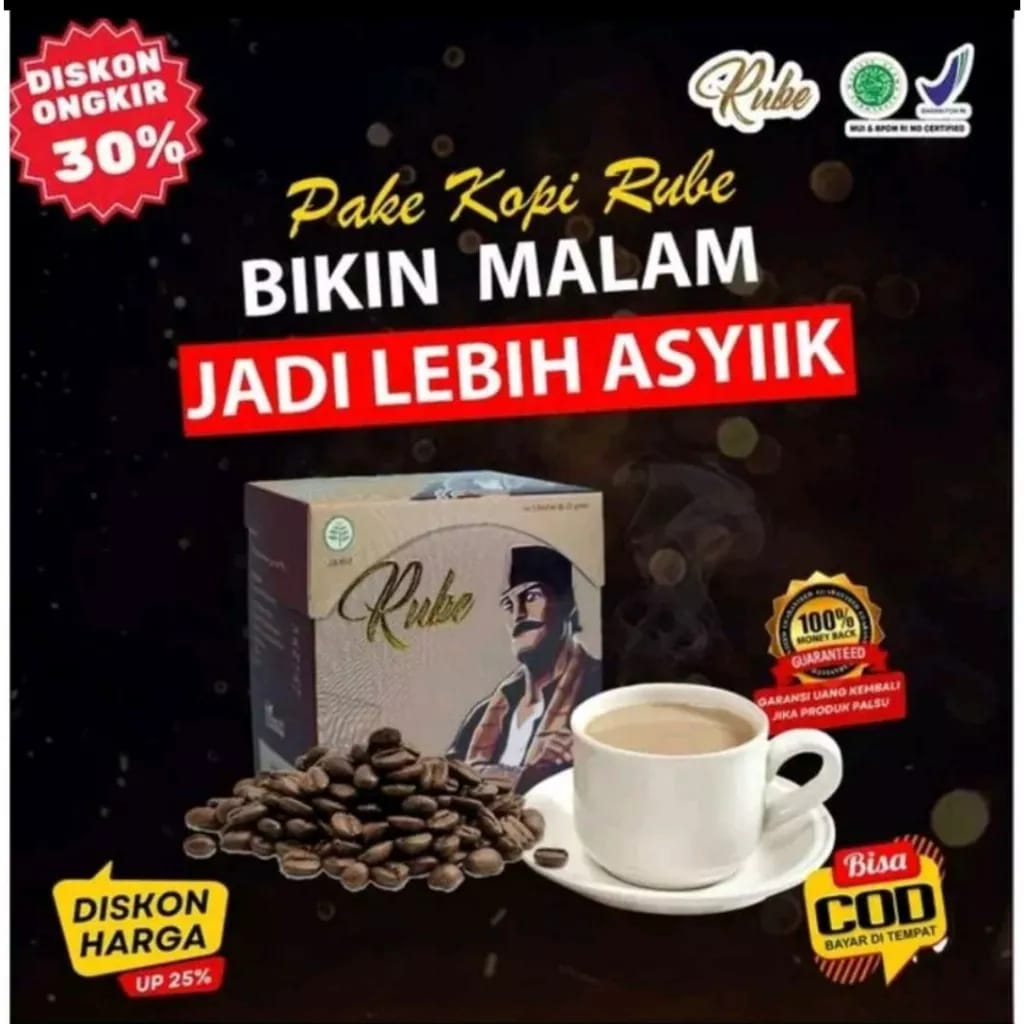 BIGSALE Jamu obat herbal Kopi Rube Penambah Stamina Obat Kuat Vitalitas Pria Dewasa Tahan Lama Sex K