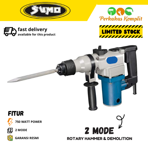 Sumo Mesin Bor Beton / Rotary Hammer 2 Mode SX 8350