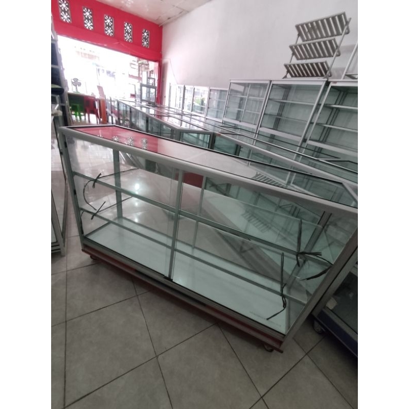 Steling Rak Kaca sembako Murah 150x40x100