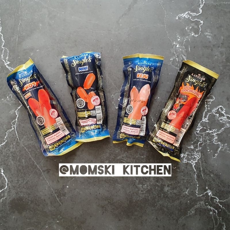 

Sosis Kanzler Sapi Ayam Singles Keju | Hot | Gochujang | Mini