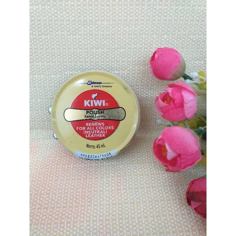 Kiwi Semir Sepatu Shoe Polish 45ml - Netral