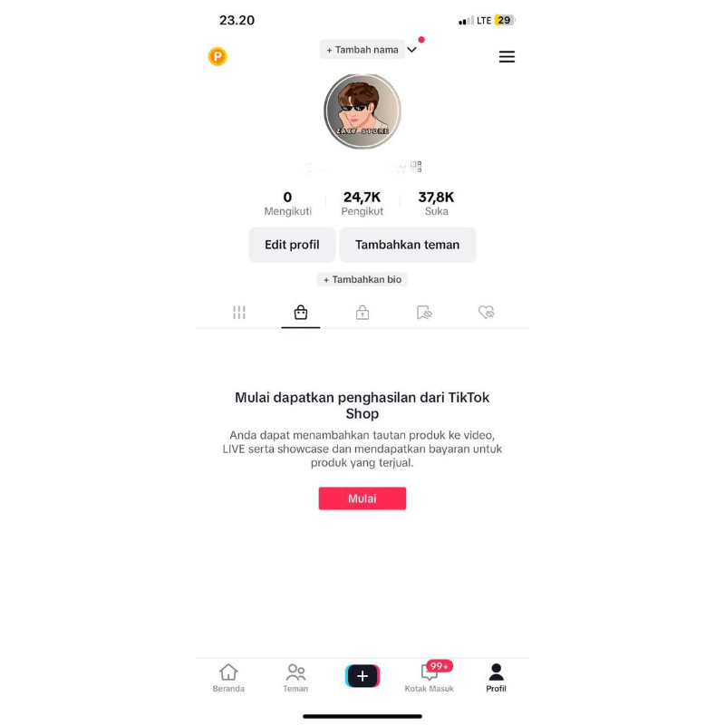 (FORSALE) AKUN TT 24k FOLLOWERS