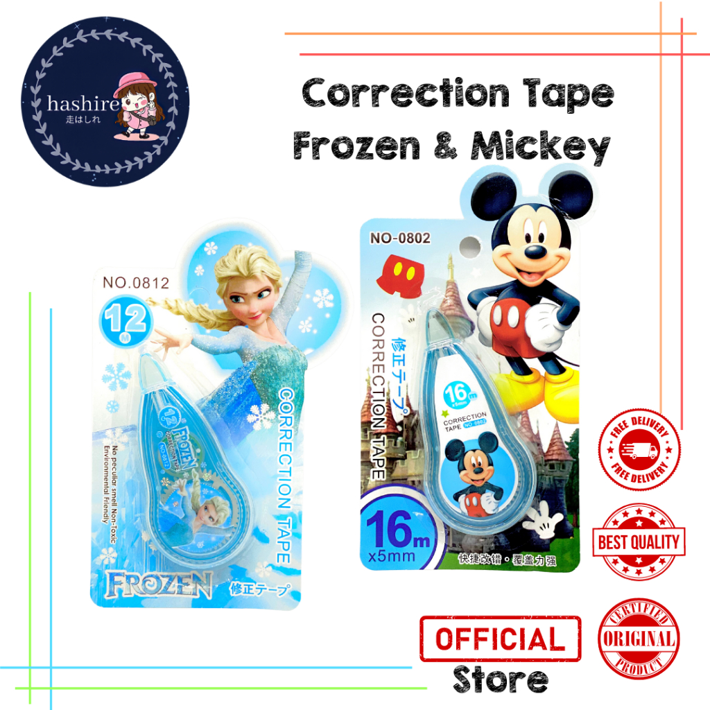 

Tip Ex Frozen Mickey Mouse Spiderman Avenger || Correction Tape karakter