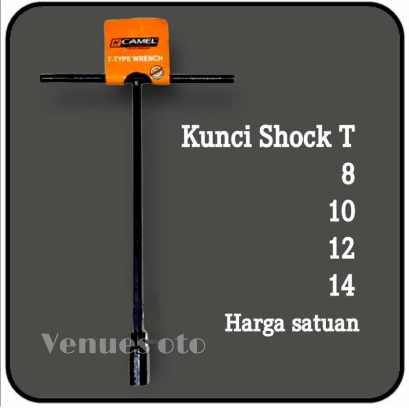 Kunci Shock T Panjang 8 - 10 - 12 - 14 [Harga Satuan]