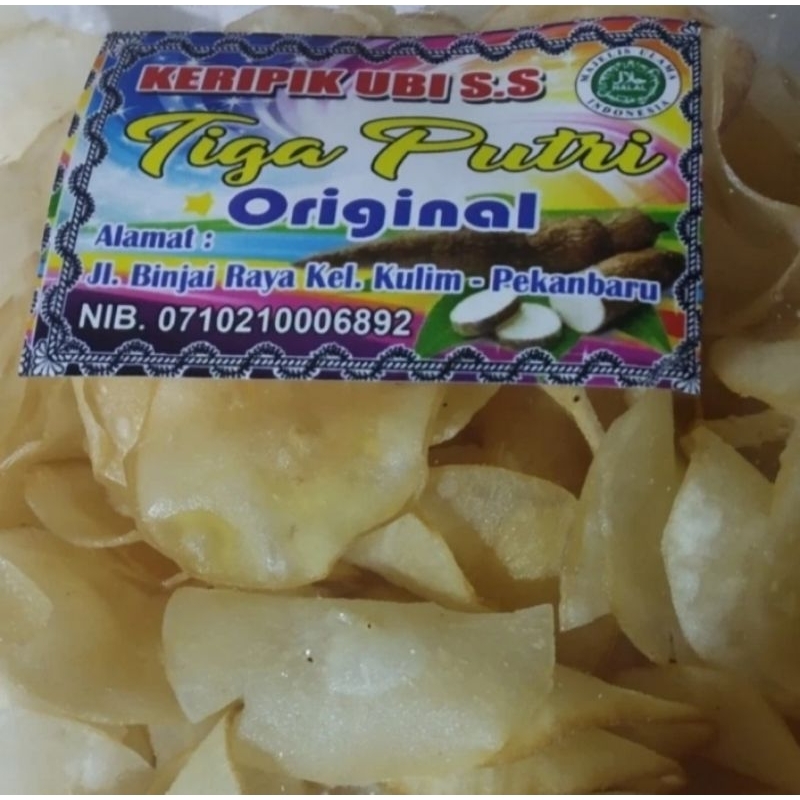 

Keripik Ubi/Singkong SS Tiga Putri 300 gram