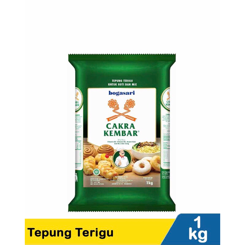 

Tepung Terigu Cakra Kembar 1kg