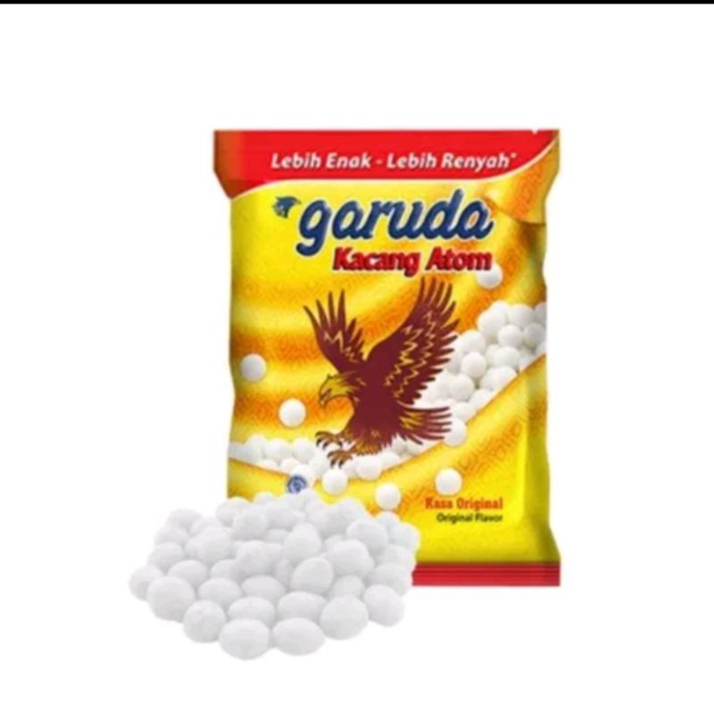 

GARUDA KACANG ATOM MANIS RENYAH/1 RENCENG 10 PCS @ 20gram