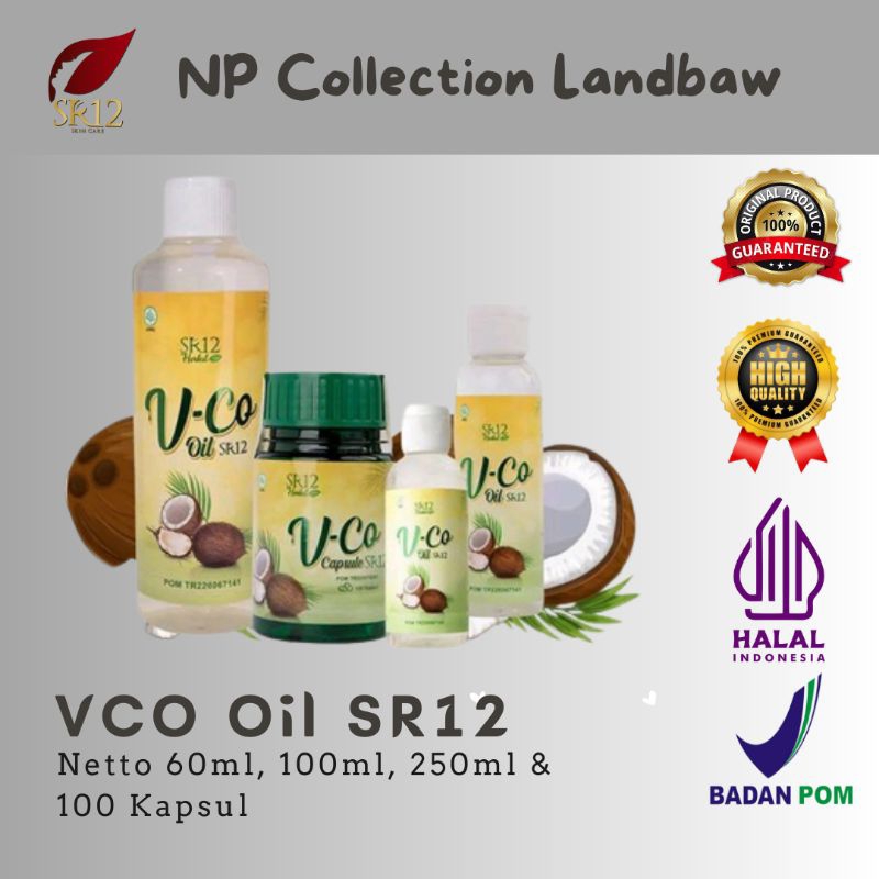 SR12 VCO OIL SR12 VCO Capsul sr12 Virgin Coconut Oil
