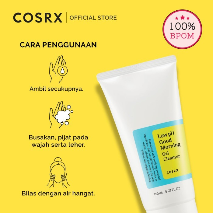 Pembersih Wajah COSRX Low pH Good Morning Cleanser Sabun Cuci Muka Cuci Wajah Facial Wash Pembersih 