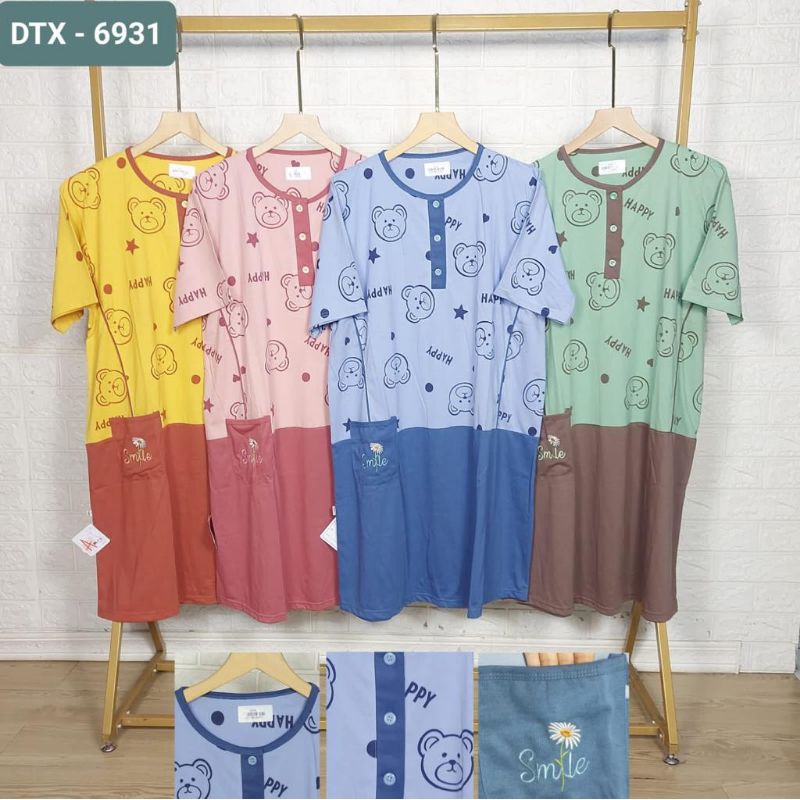 Daster Amro Label Putih Daster Kaos Jumbo