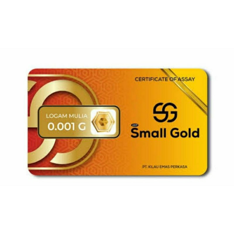 Emas 0.001g Small Gold Baby gold