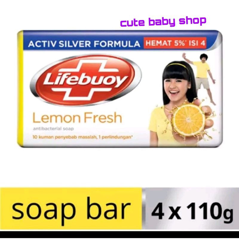 sabun batang lifebuoy 110gr isi 4pc