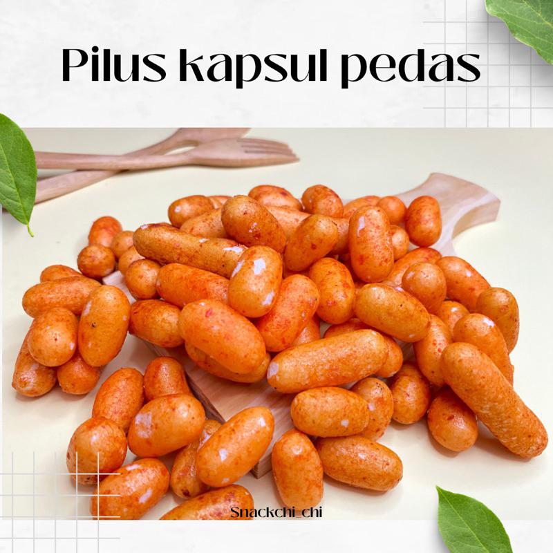 

Camilan kiloan ecer / grosir PILUS KAPSUL PEDAS 250 gram