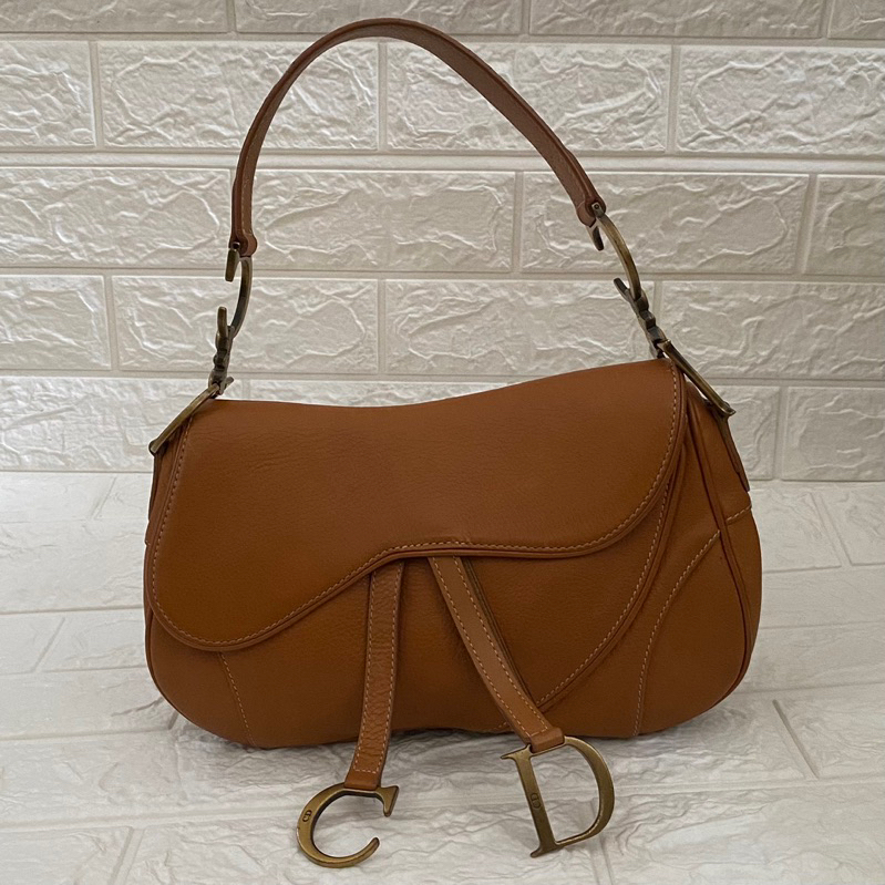 Preloved Christian Dior Double Saddle Bag