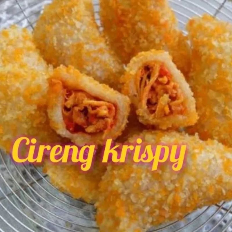 

Cireng krispy isi 30 pcs, ayam,ori,kikil,sosis,bakso,usus,keju,oncom,seblak