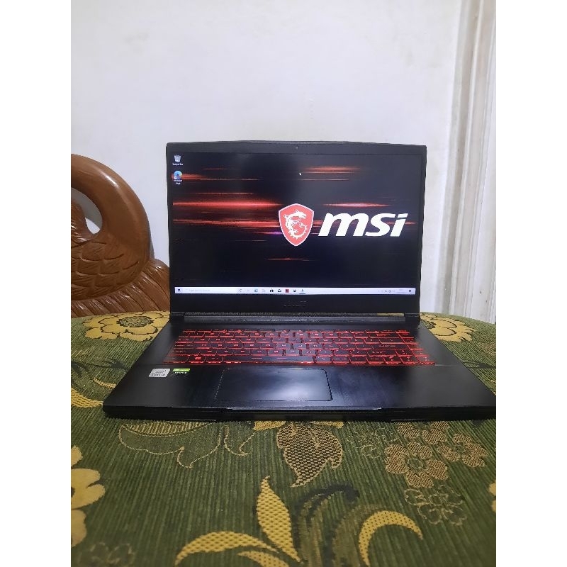 Laptop MSI GF65 Thin 10UE  Intel Core I5-10200H Vga Nvdia RTX 3060 Ram 16 GB SSD 512 GB