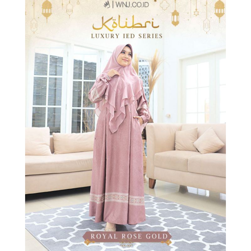 WNJ sarimbit kolibri 22 gamis couple ibu dan anak