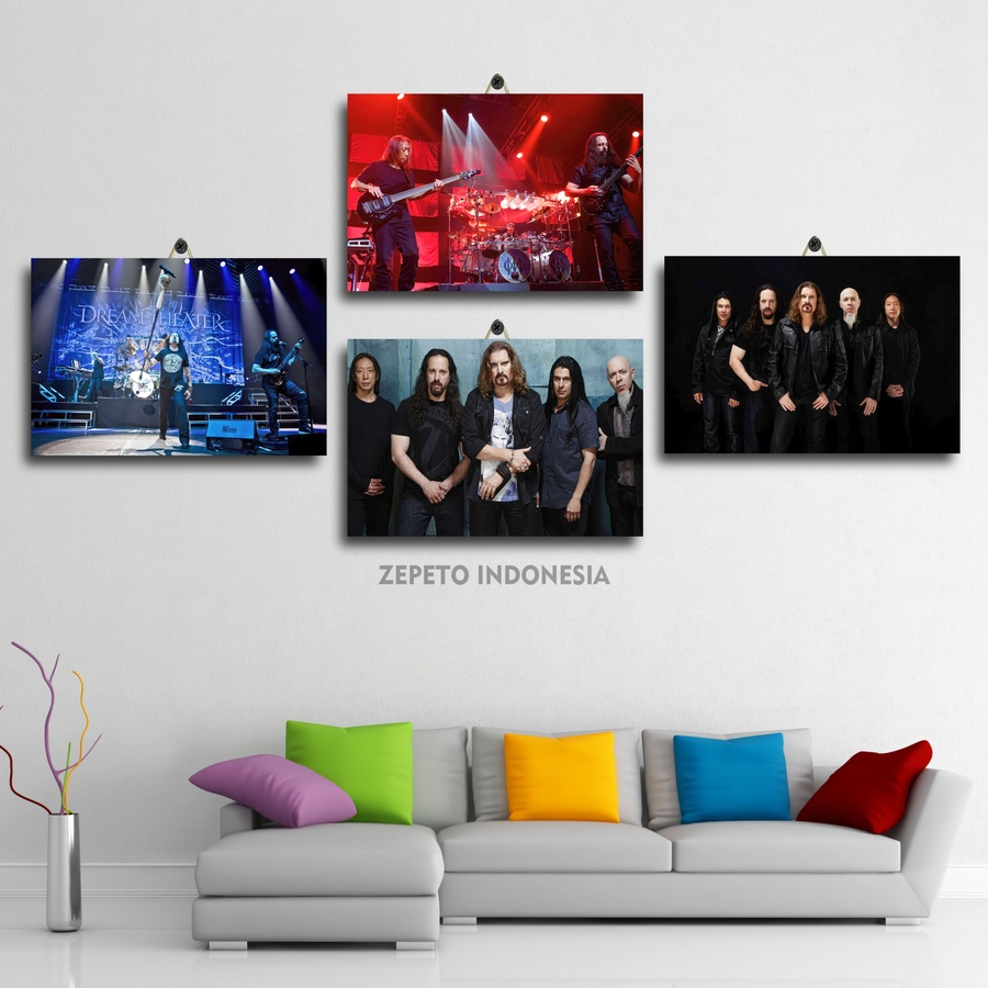DEKORASI KAMAR COWOK DREAM THEATER 20X30 / DEKORASI KAMAR COWO ANGGOTA DREAM THEATER / FOTO DINDING 