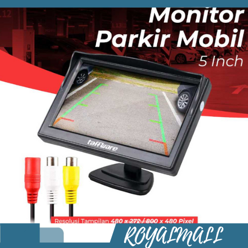 Monitor Rear View Parkir Mobil TFT LCD 5 Inch / Layar Layer Cctv Monitor Lcd Seonsor Parkir Mobil Si