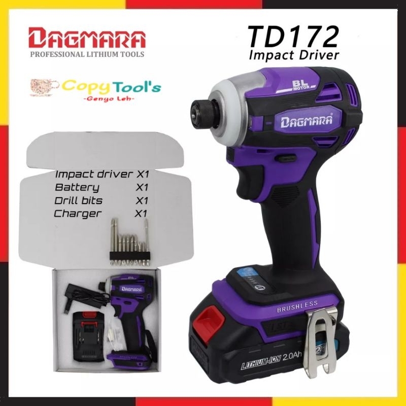 Dagmara TD172 Impact Driver Dagmara  Quick-Shift Mode 4-Speed Impact Driver