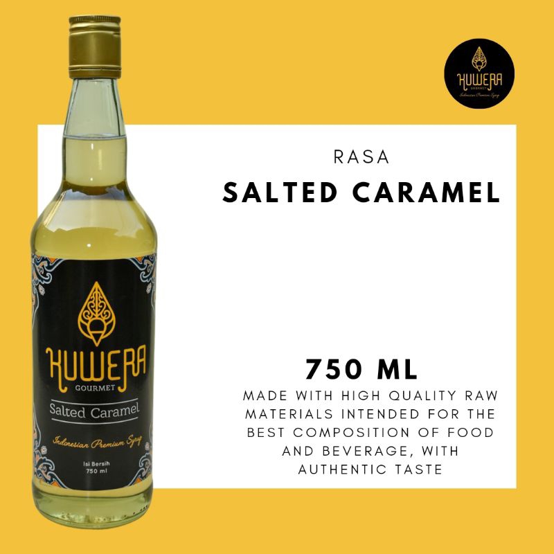 

Sirup Salted Caramel I Kuwera syrup I 750ml