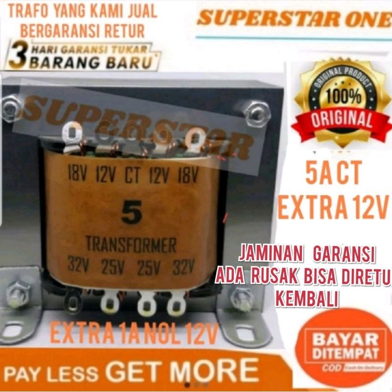 TRAVO 5ACT TRAFO 5A CT pro 100%ASLI ORIGINAL BERGARANSI