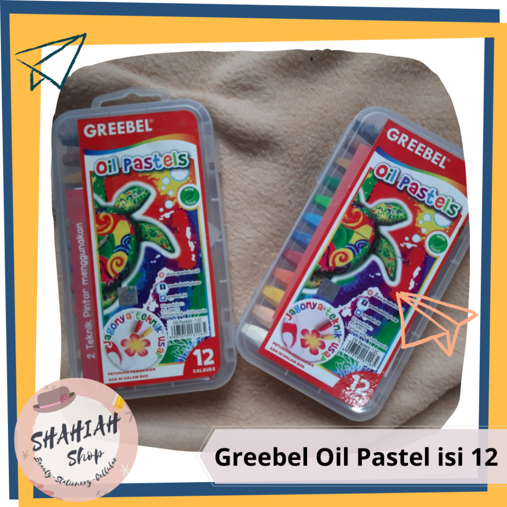 

[CUCI GUDANG] Greebel oilpastel isi 12