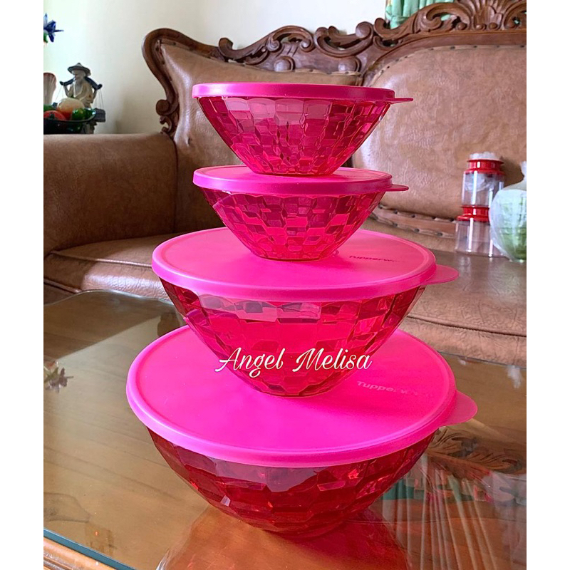 Tupperware Prisma Bowl Pink