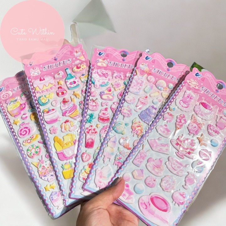 

Sticker 3D Timbul Dinding Diary - MOTIF KUE DESSERT WX ME - stiker lucu gambar cute girl lucu unik stempel label hiasan hadiah anak sekolah alat tulis