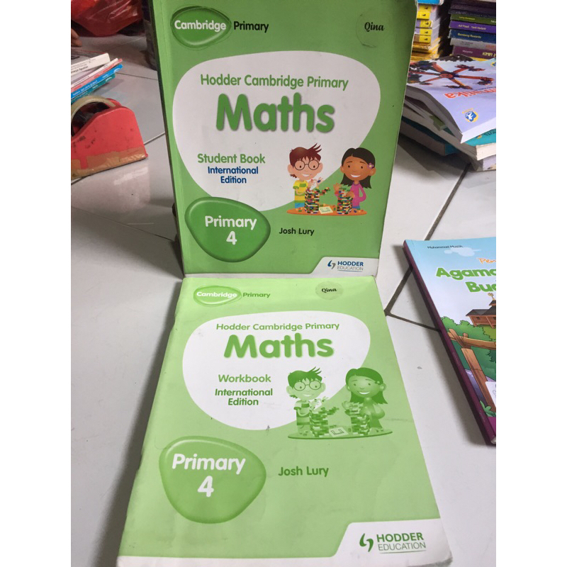 HODDER CAMBRIDGE PRIMARY MATHS 4 STUDENT BOOK & WORKBOOK