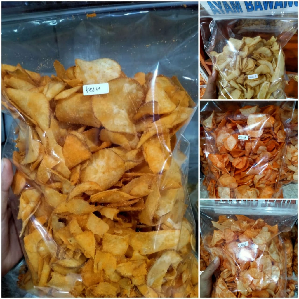 

Kripik Keripik Singkong Renyah Aneka Rasa 500gr(1/2kg) Balado Basah Merah/Ijo Sapi panggang. Jagung manis. Jagung bakar. Soto. Sambal matah. Kripset. RLaut. Asin manis. Ayam bawang. Balado. Original. Asin. Keju. Balado daun jeruk. BBQ. Sapi lada hitam.