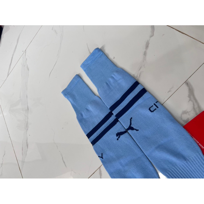 KAOS KAKI CITY HOME 2023 2024 KAOS KAKI FUTSAL SEPAK BOLA KAOS KAKI KAOS KAKI MANCHESTER CITTYY HOME 2023