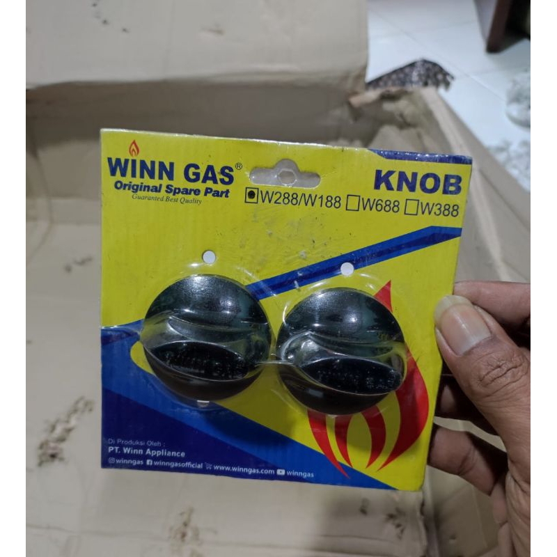 KNOB ORIGINAL KOMPOR WINN GAS KACA