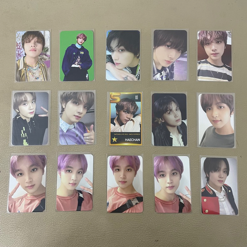 NCT Haechan photocard sgs hot sauce sgs sticker acrylic stand glimo tatto luggage glimo postcard boo