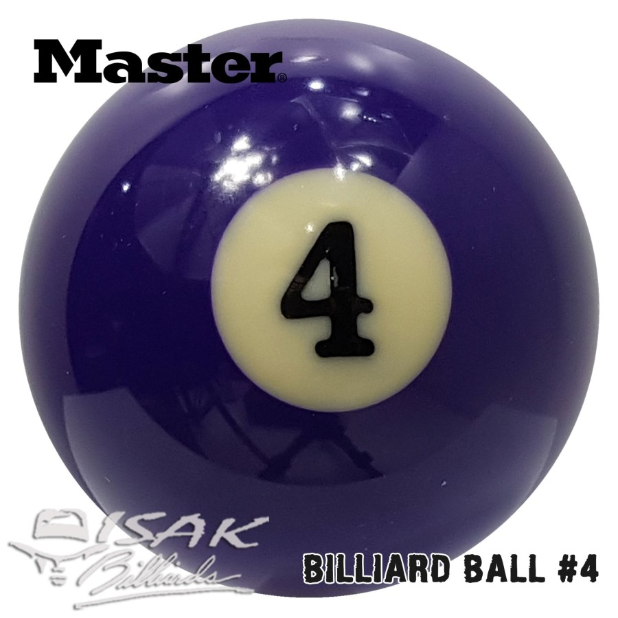 Bola Eceran Nomor 4 - 2.1/4&quot; - Billiard Ball Biliar Pool Besar Bilyar - MIT