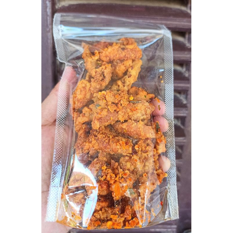 

Kulit Ayam Crispy [100gr] Original dan Pedas Daun Jeruk BUMBU REMPAH