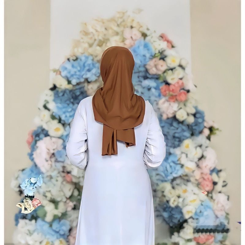 Pashmina oval pet jersey || hijab pashmina oval instan jersey || pashmina pet oval