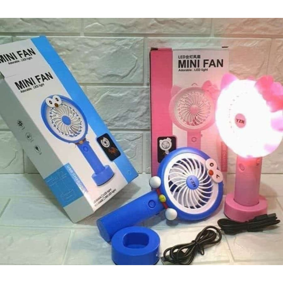 KIPAS MINI FAN + LED | KIPAS GENGGAM MINI LED
