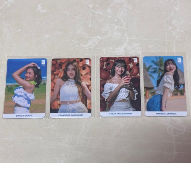 PC PHOTOCARD JKT48 SUMMER TOUR GRACIA SISCA FREYA MARSHA