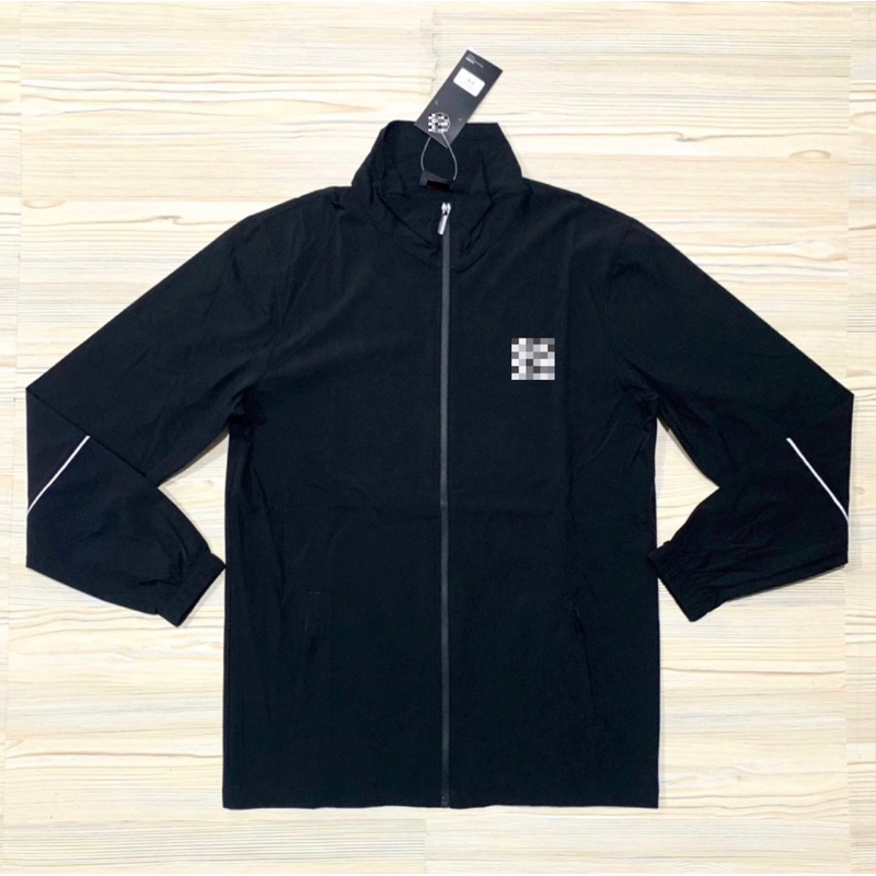 JAKET PARASUT IMPORT PREMIUM OLAHRAGA RUNNING MAN PRIA ABU HITAM NAVY