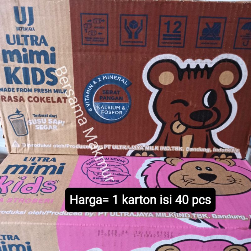 

Susu Ultra Mimi Kids 1 karton isi 40 pcs