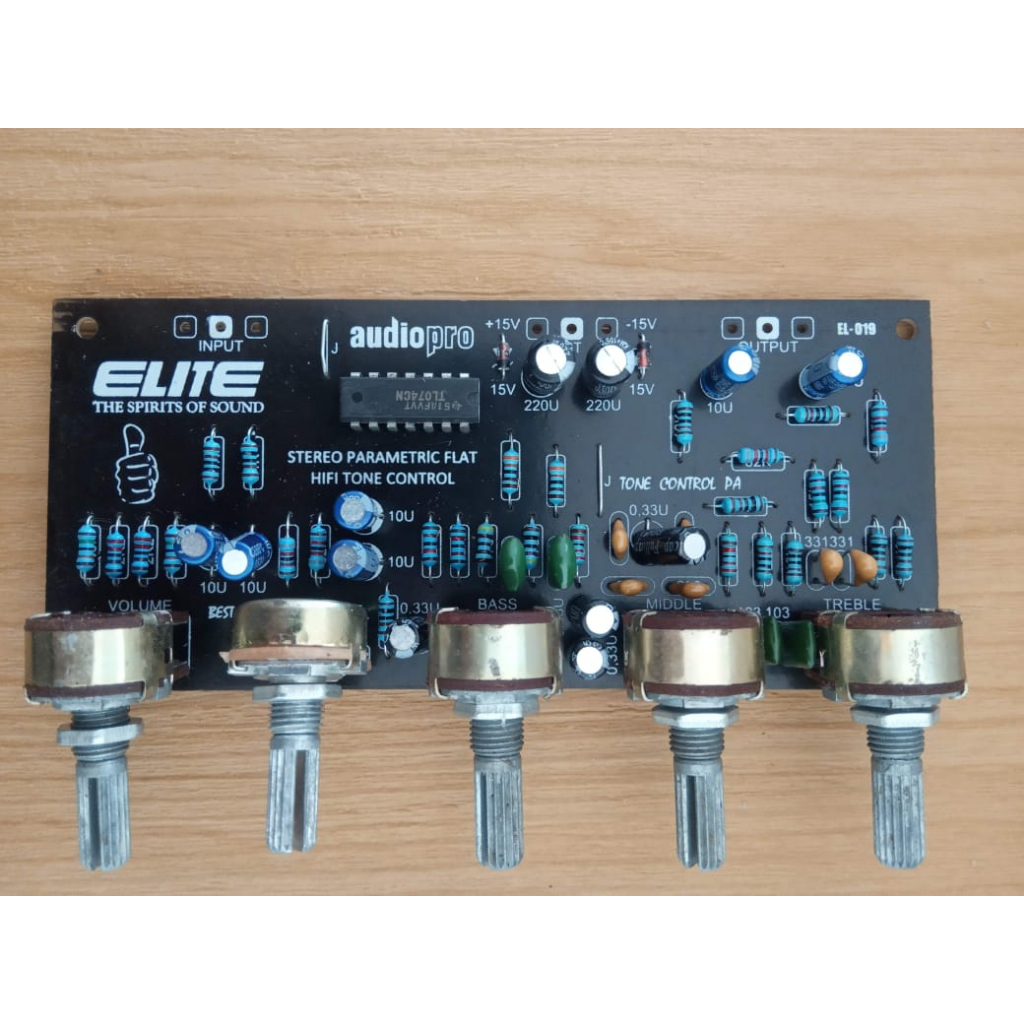 BLACKY TONE CONTROL STEREO MINI PARAMETRIK ELITE